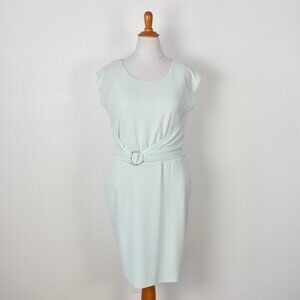 Calvin Klein Wrap Style Dress Mint - 12